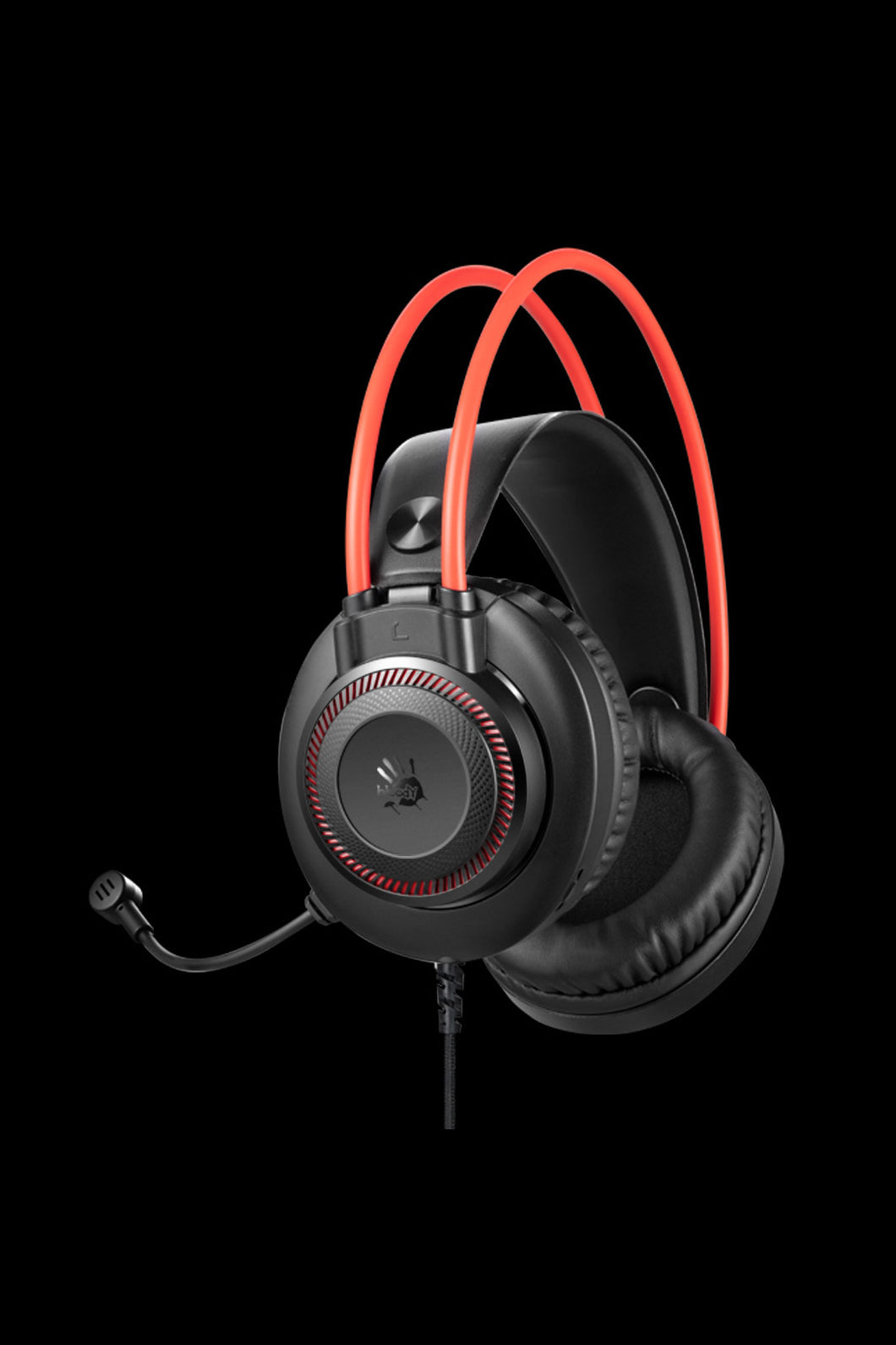 BLOODY - G200S Neon USB Headphone - black-red