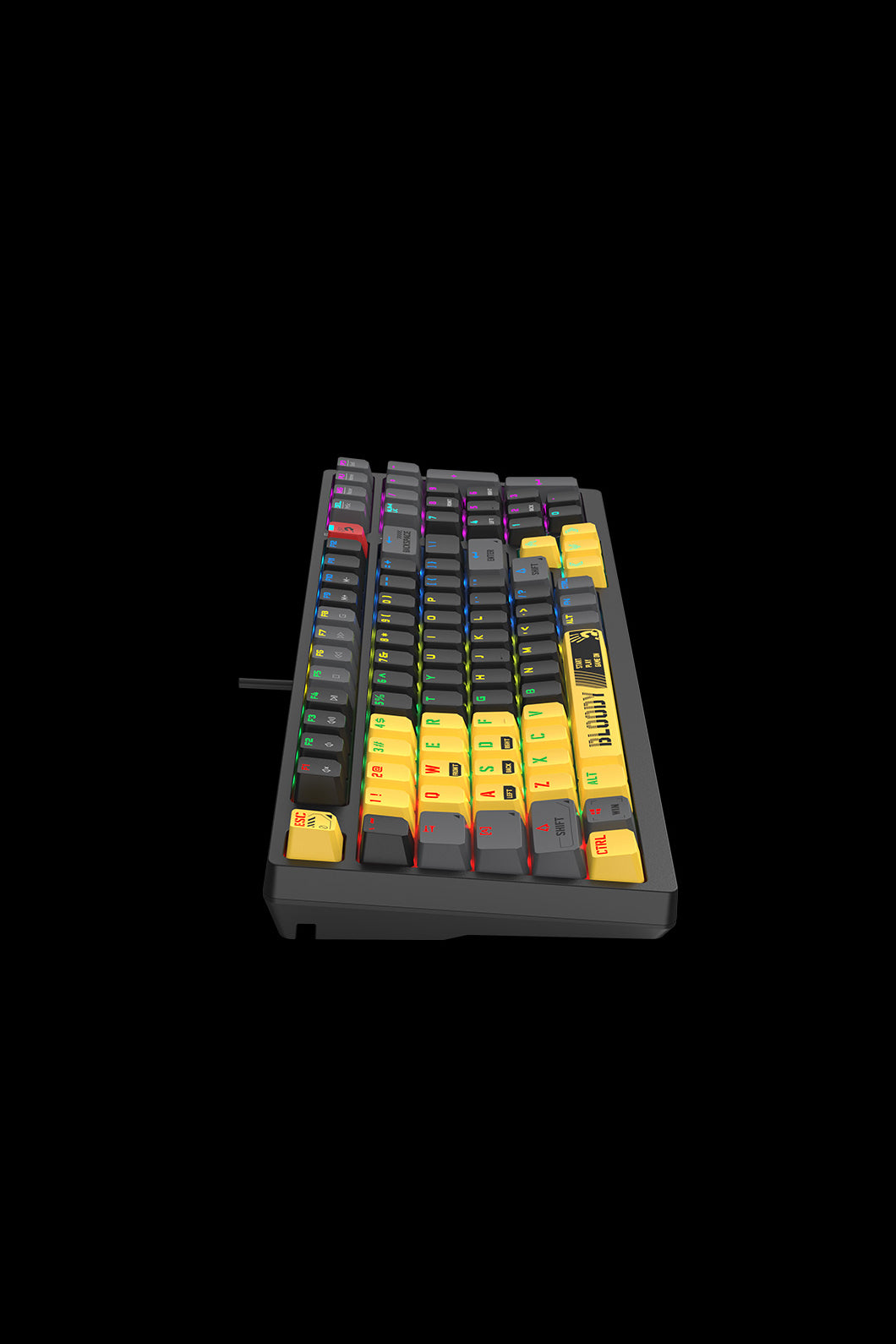 BLOODY - S98 BLMS Mechanical KB 80% - sports-lime