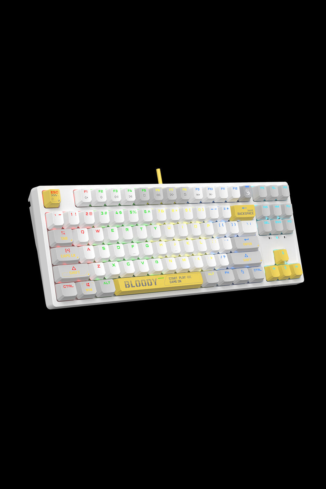BLOODY - S87 BLMS Mechanical KB 75% - energy-white