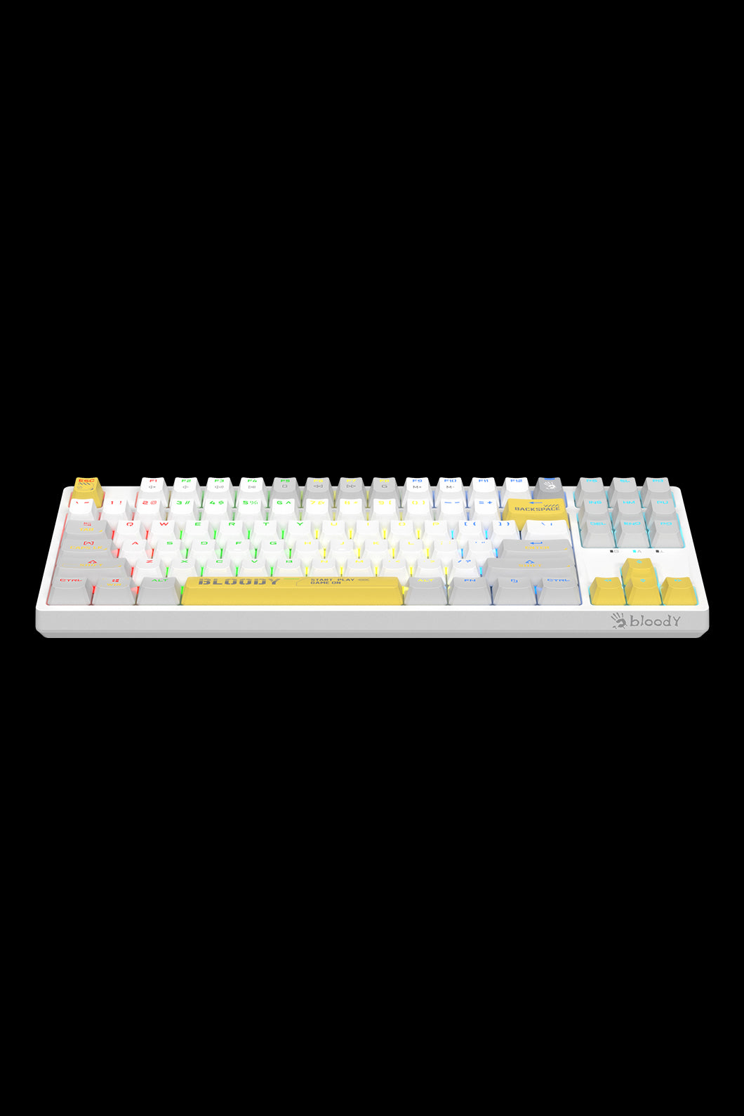 BLOODY - S87 BLMS Mechanical KB 75% - energy-white