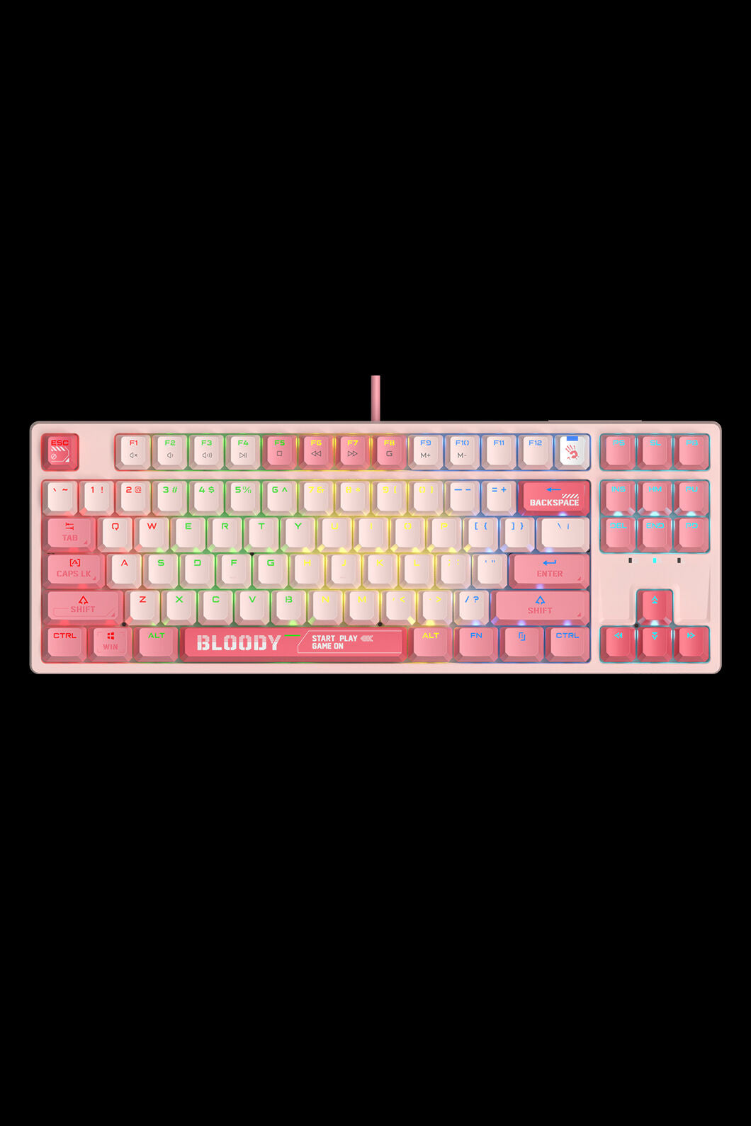 BLOODY - S87 BLMS Mechanical KB 75% - energy-pink