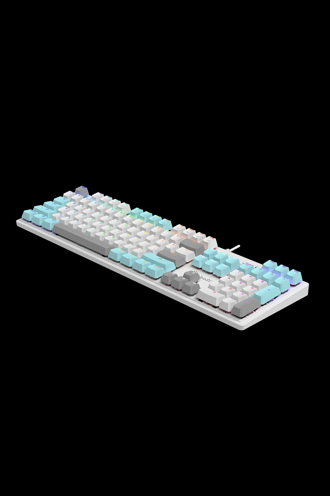 BLOODY - S520N BLMS Red Mechanical KB - icy-white