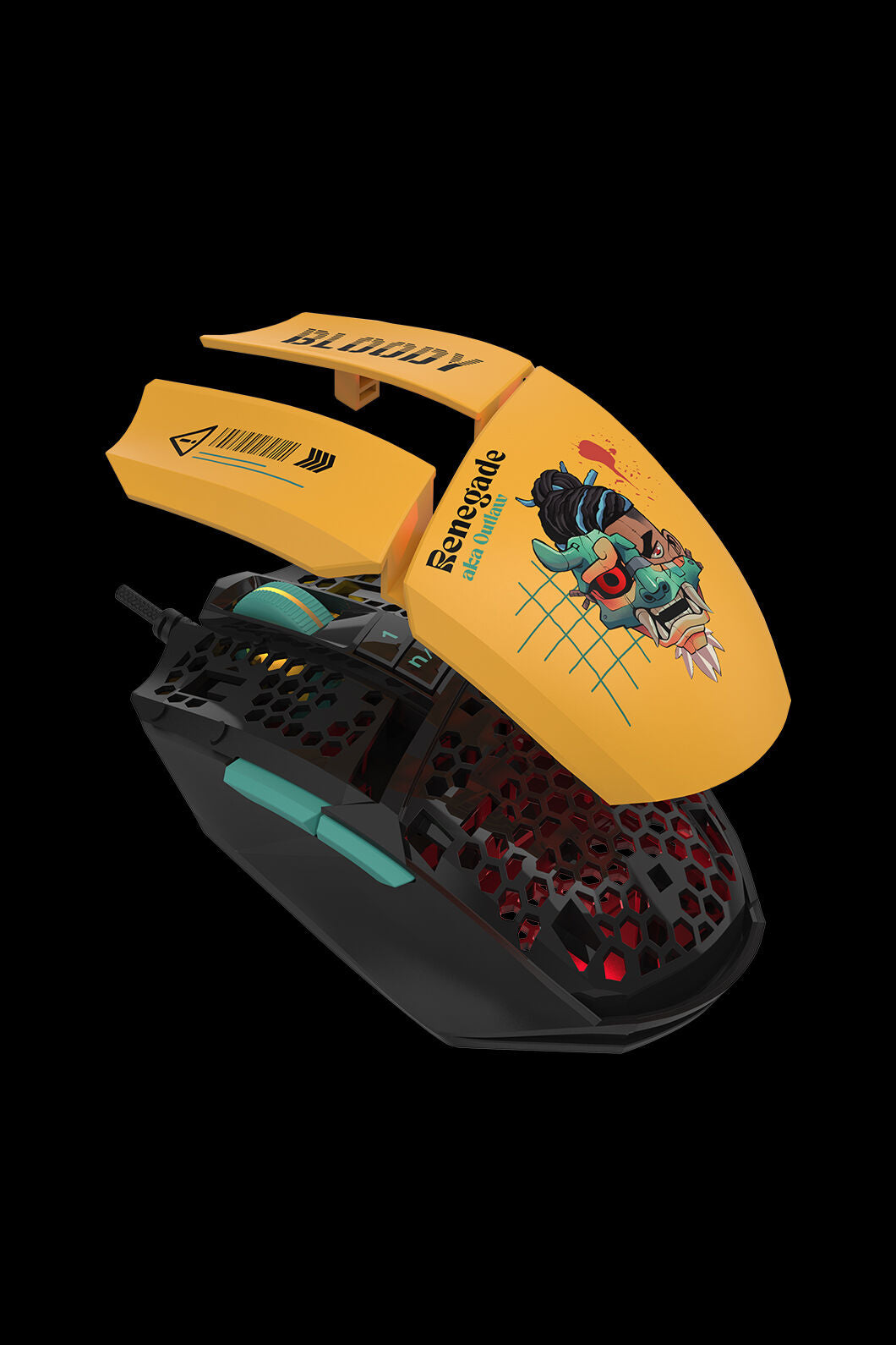 BLOODY - W63 Max RGB Gaming Mouse - renegade