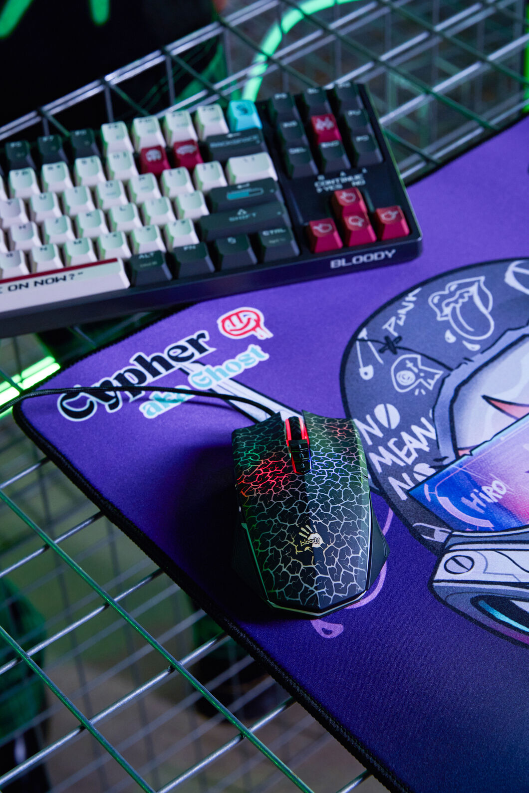 BLOODY - L65 Max-AC L-W 12K-CPI Mouse - honeycomb