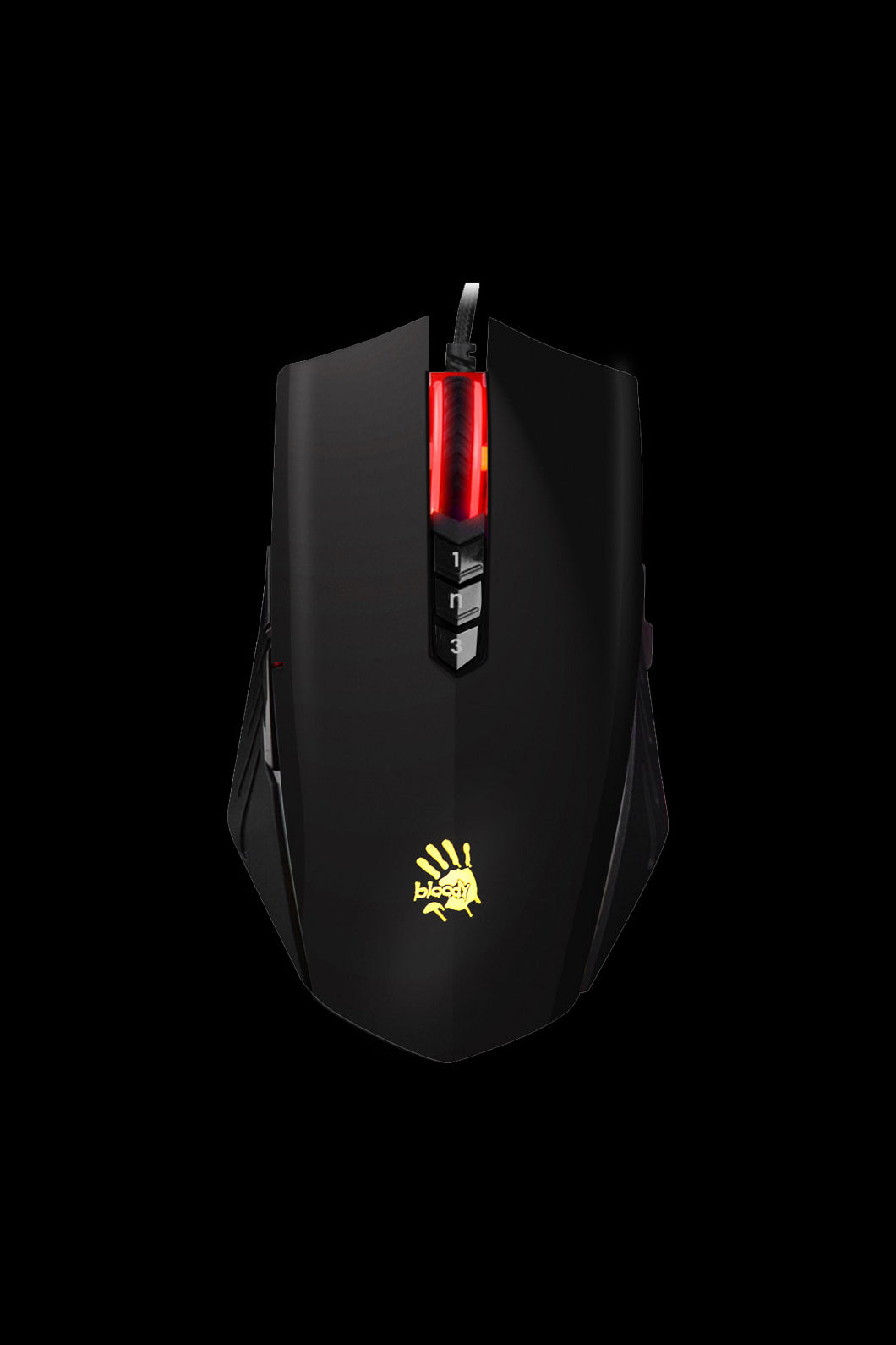 BLOODY - A70 LS Act Wired 6200CPI Mouse - matte-black