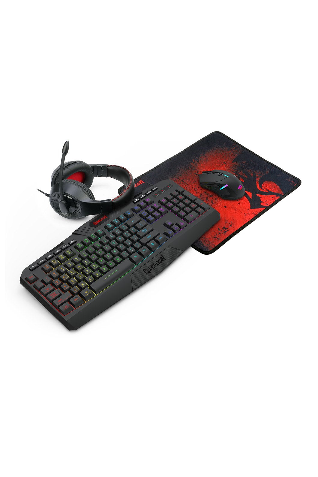 REDRAGON - S101-BA-3 4 in 1 Combo - black