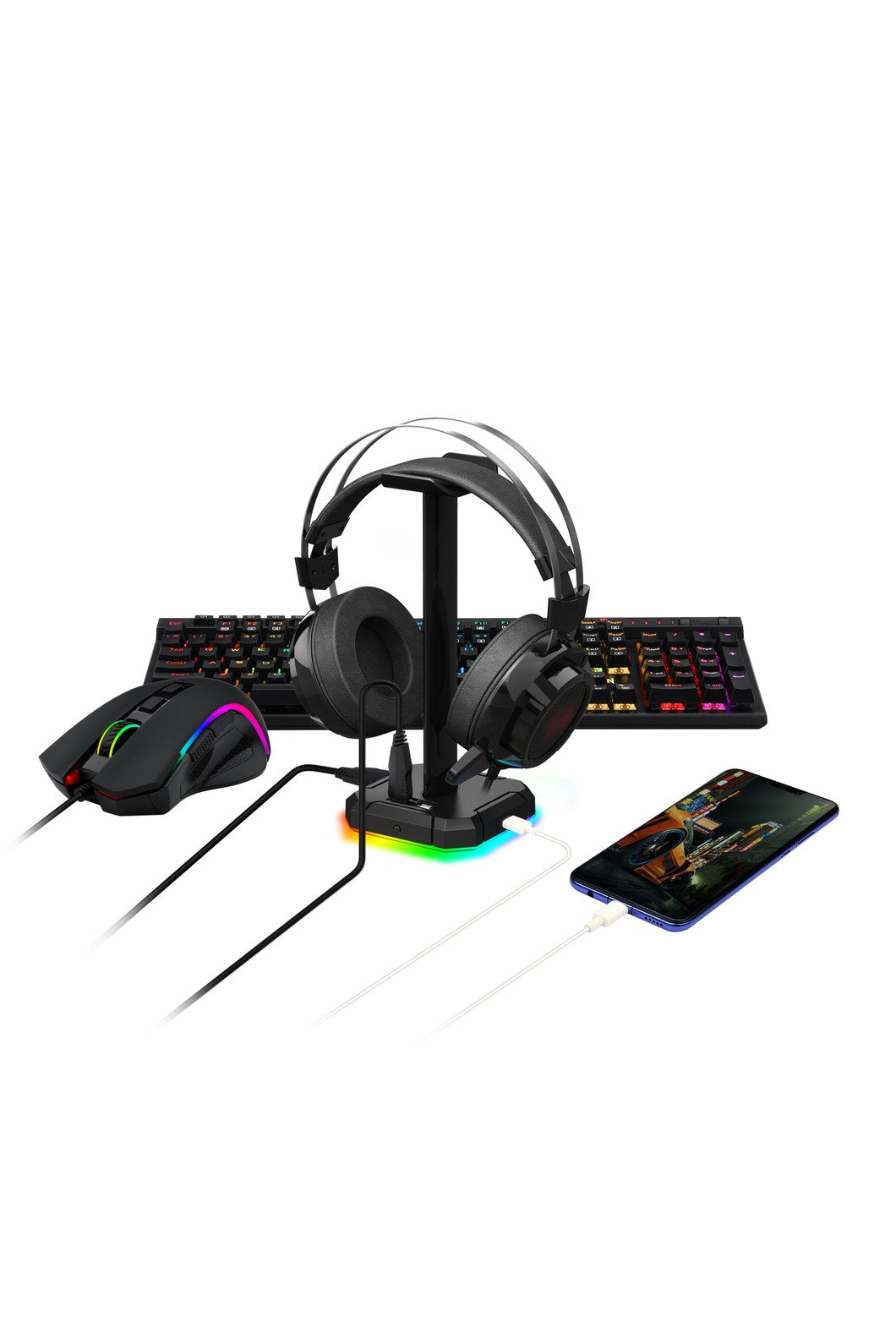 REDRAGON - HA300 Headphone Stand - black