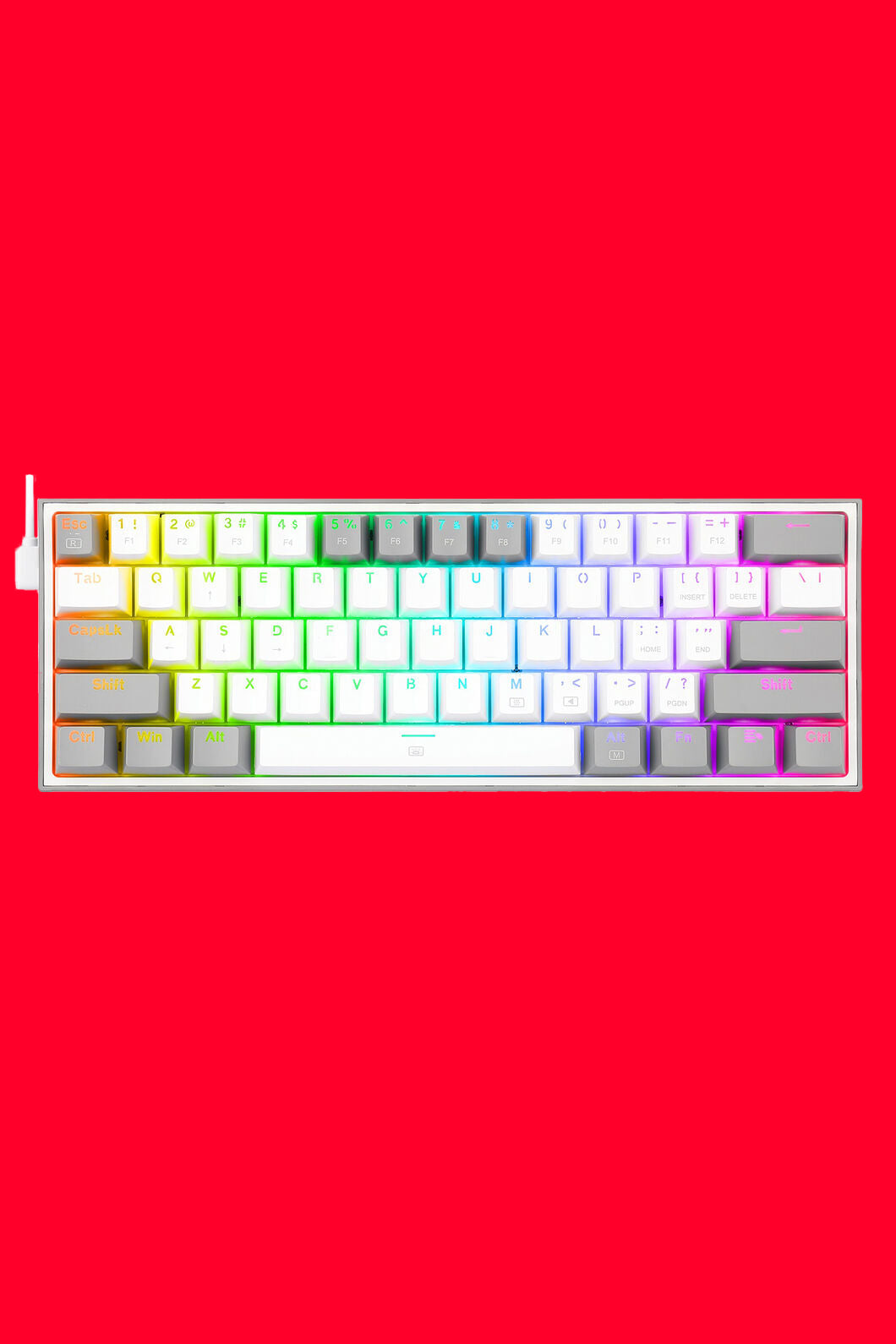 K617-RGB Fizz 61 Key Wired Keyboard