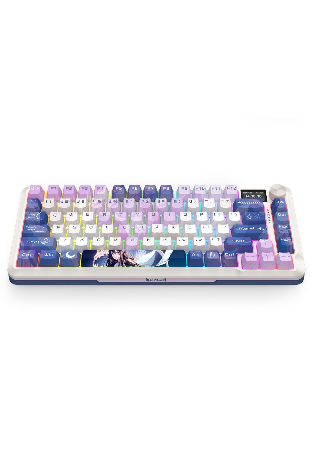 REDRAGON - K708AK-RGB-PRO Fleact 75% KB - purple