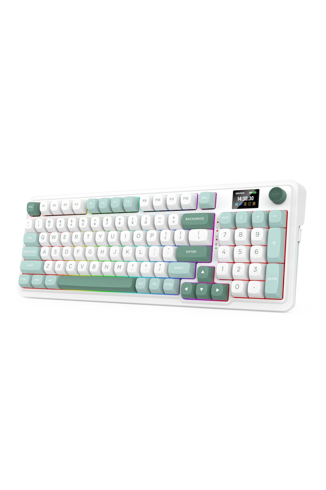 REDRAGON - K719WG-RGB-PRO Galatin Pro KB - green