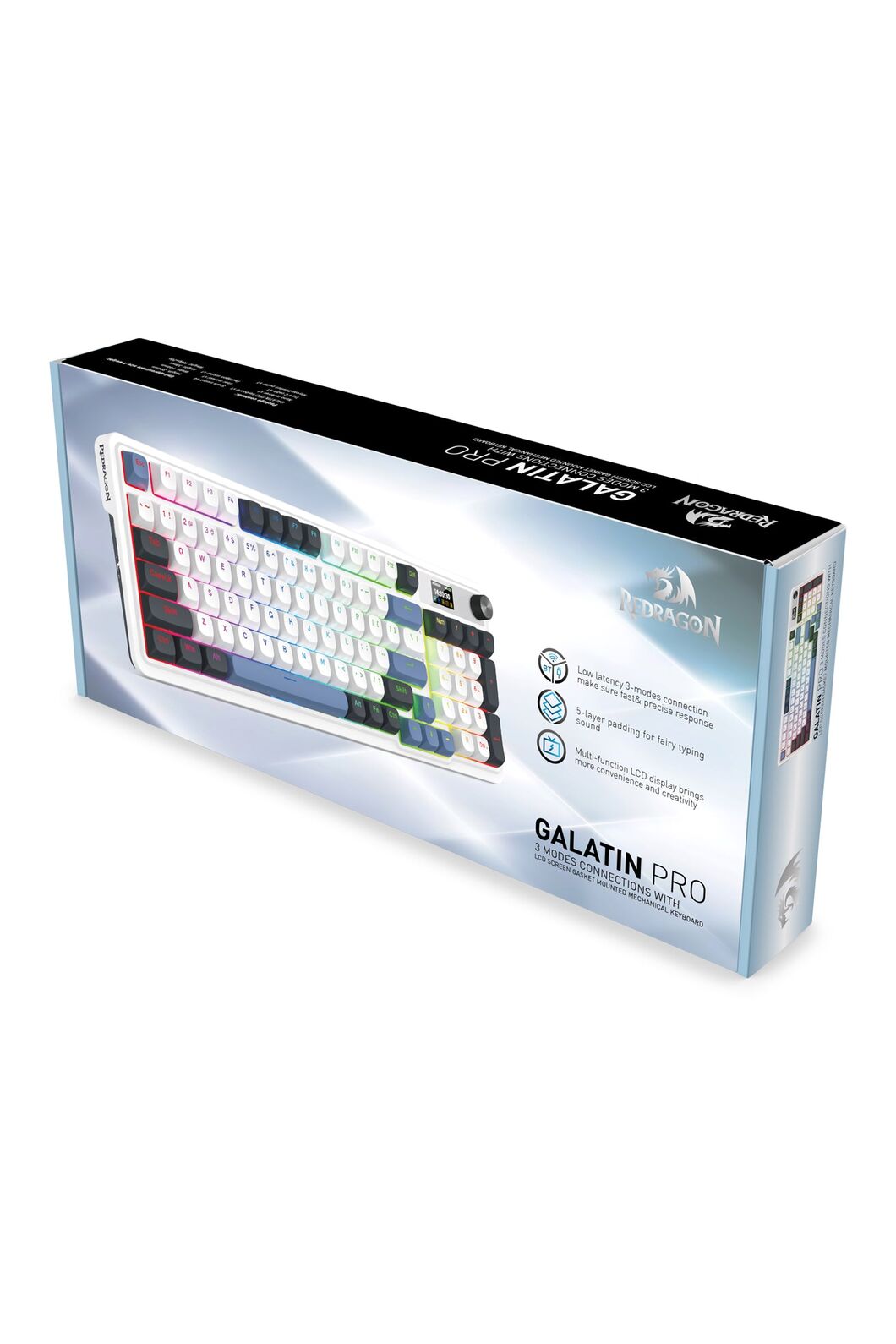 REDRAGON - K719WGB-RGB-PRO Artemis Pro KB - white