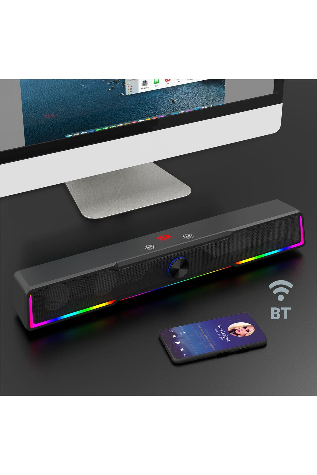 REDRAGON - GS516 Catnonn Sound Bar - black