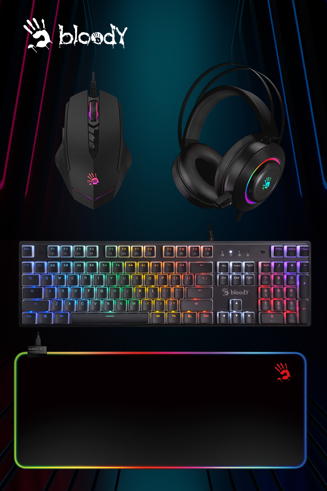 Electronic Rebellion RGB Bloody Bundle