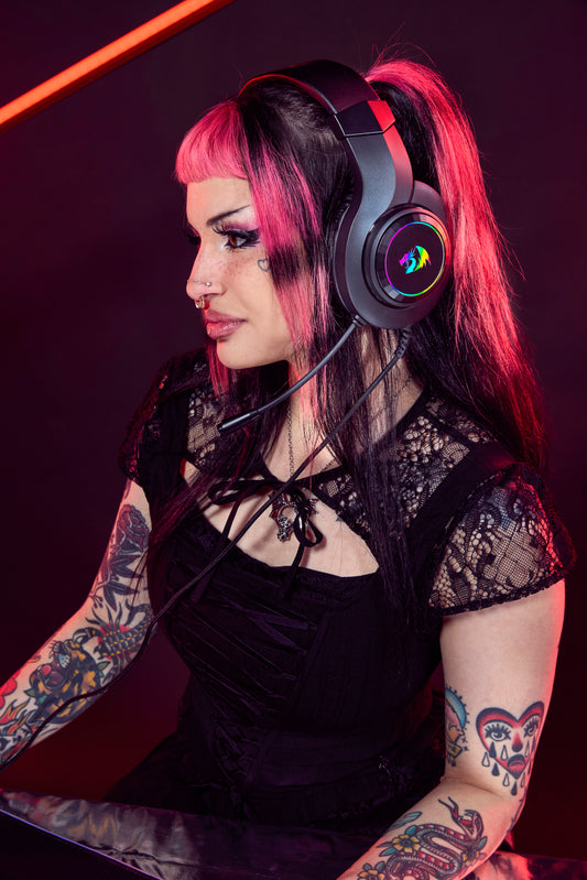 REDRAGON - H260RGB Hylas Standard Headset - black