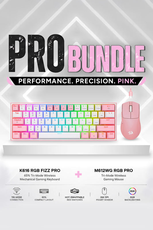 Electronic Rebellion Redragon K616 + M724P Gaming Bundle