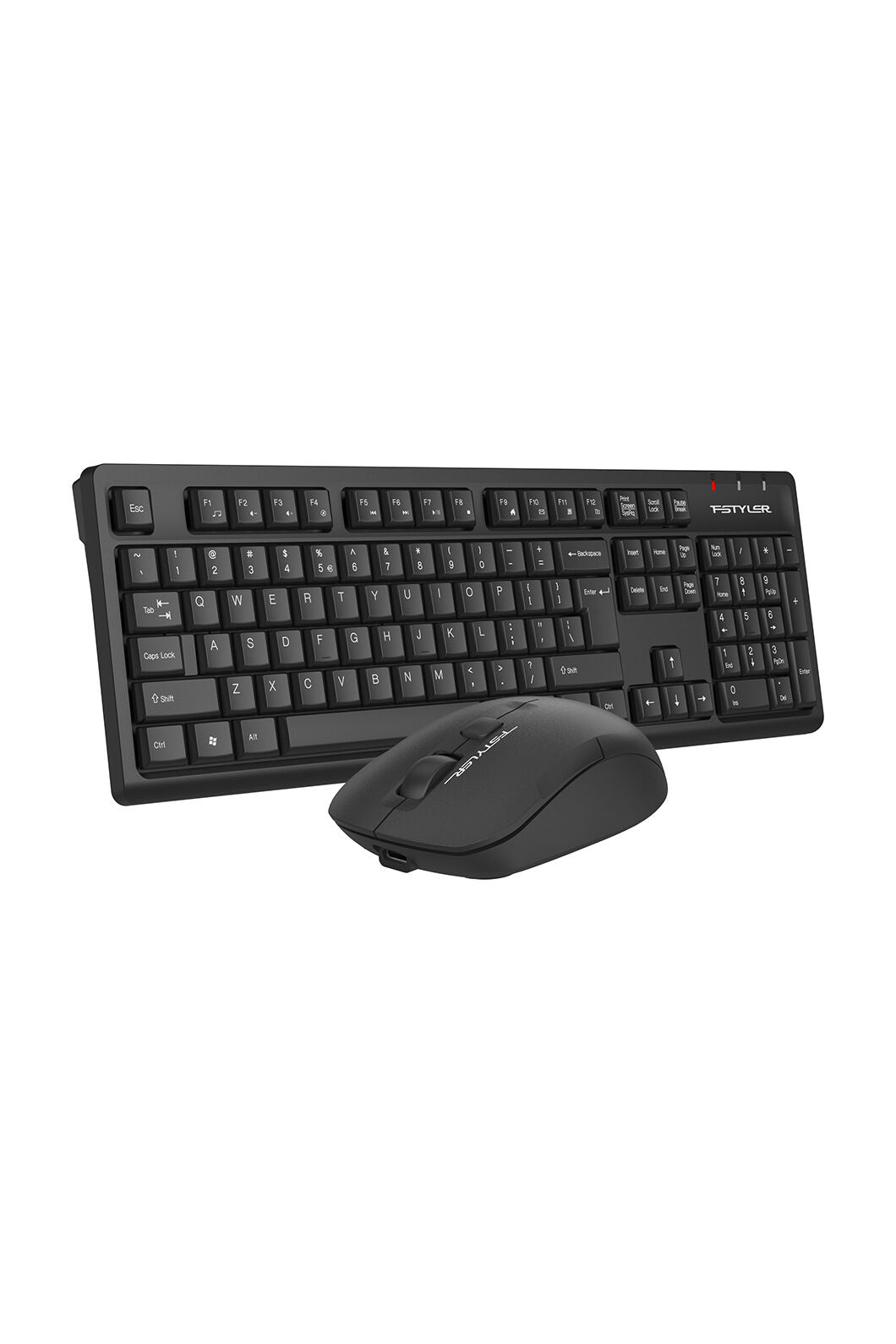 A4Tech FG1200S Black Silent Multimedia Wireless Keyboard & Mouse Combo ...