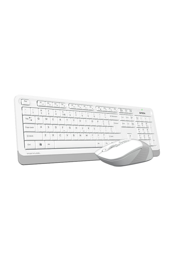 A4Tech - A4Tech FG1010S White Silent Wireless Keyboard & Mouse Combo - white