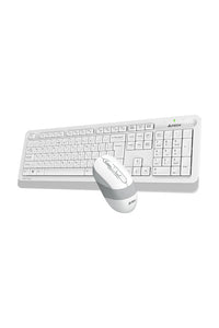 A4Tech - A4Tech FG1010S White Silent Wireless Keyboard & Mouse Combo - white
