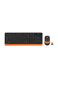 A4Tech - A4Tech FG1010 Orange Compact Wireless Keyboard & Mouse Combo - orange