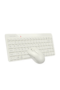 A4Tech - A4Tech FG2200 Air2 Beige Compact Silent Wireless Keyboard & Mouse Combo - beige