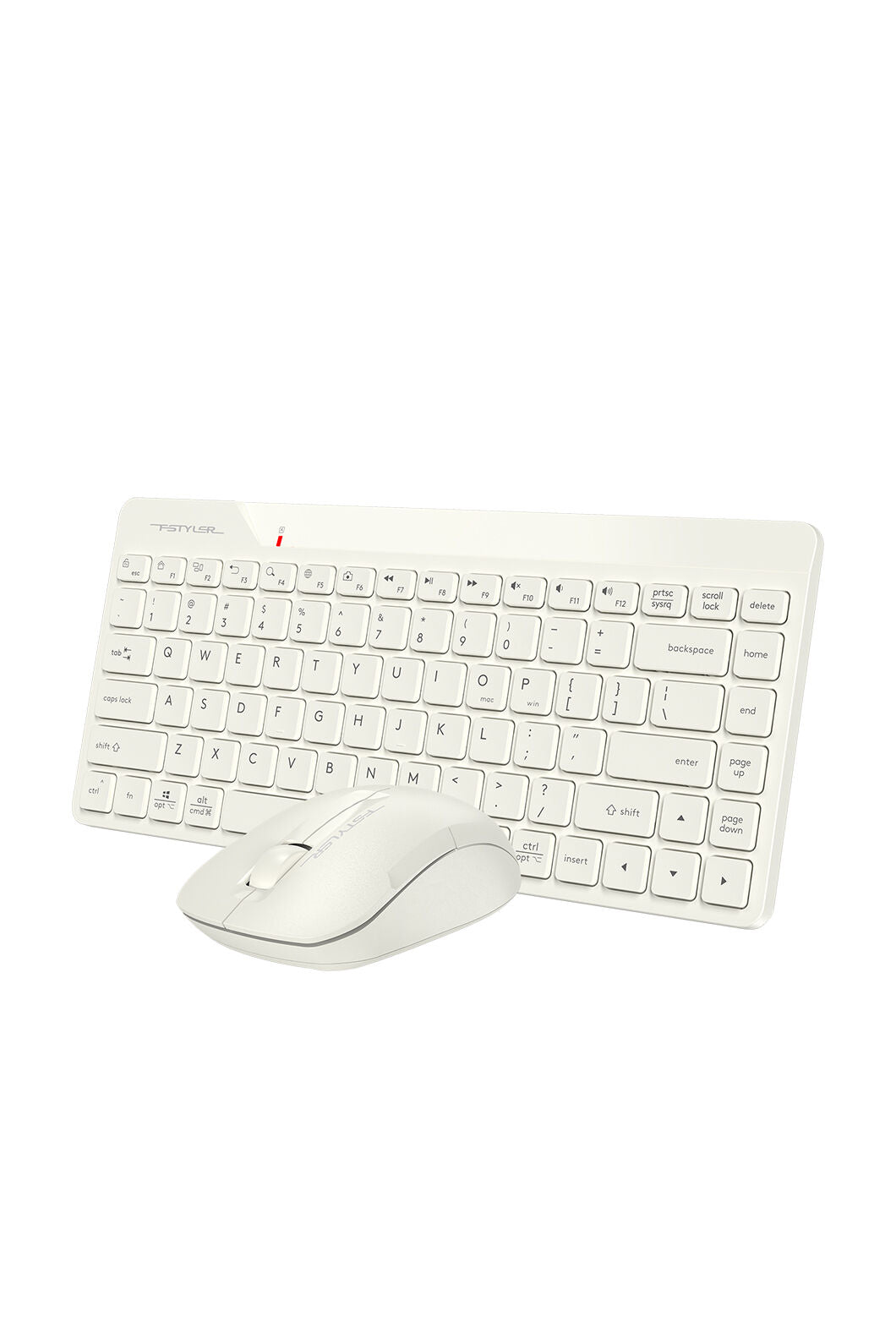 A4Tech - A4Tech FG2200 Air2 Beige Compact Silent Wireless Keyboard & Mouse Combo - beige