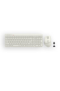 A4Tech - A4Tech FG2400 Air2 Beige QuietKey Wireless Keyboard & Air Mouse Combo - beige
