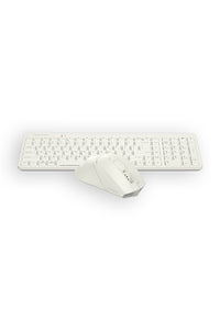 A4Tech - A4Tech FG2400 Air2 Beige QuietKey Wireless Keyboard & Air Mouse Combo - beige