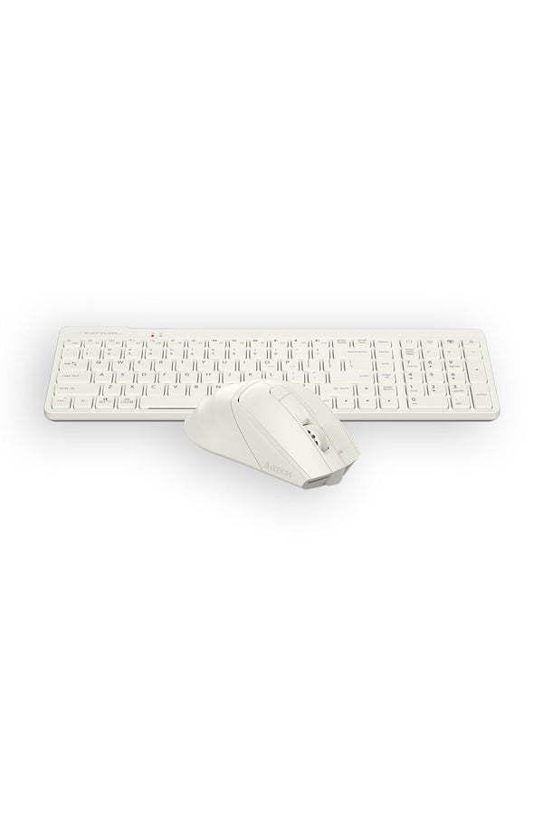 A4Tech - A4Tech FG2400 Air2 Beige QuietKey Wireless Keyboard & Air Mouse Combo - beige