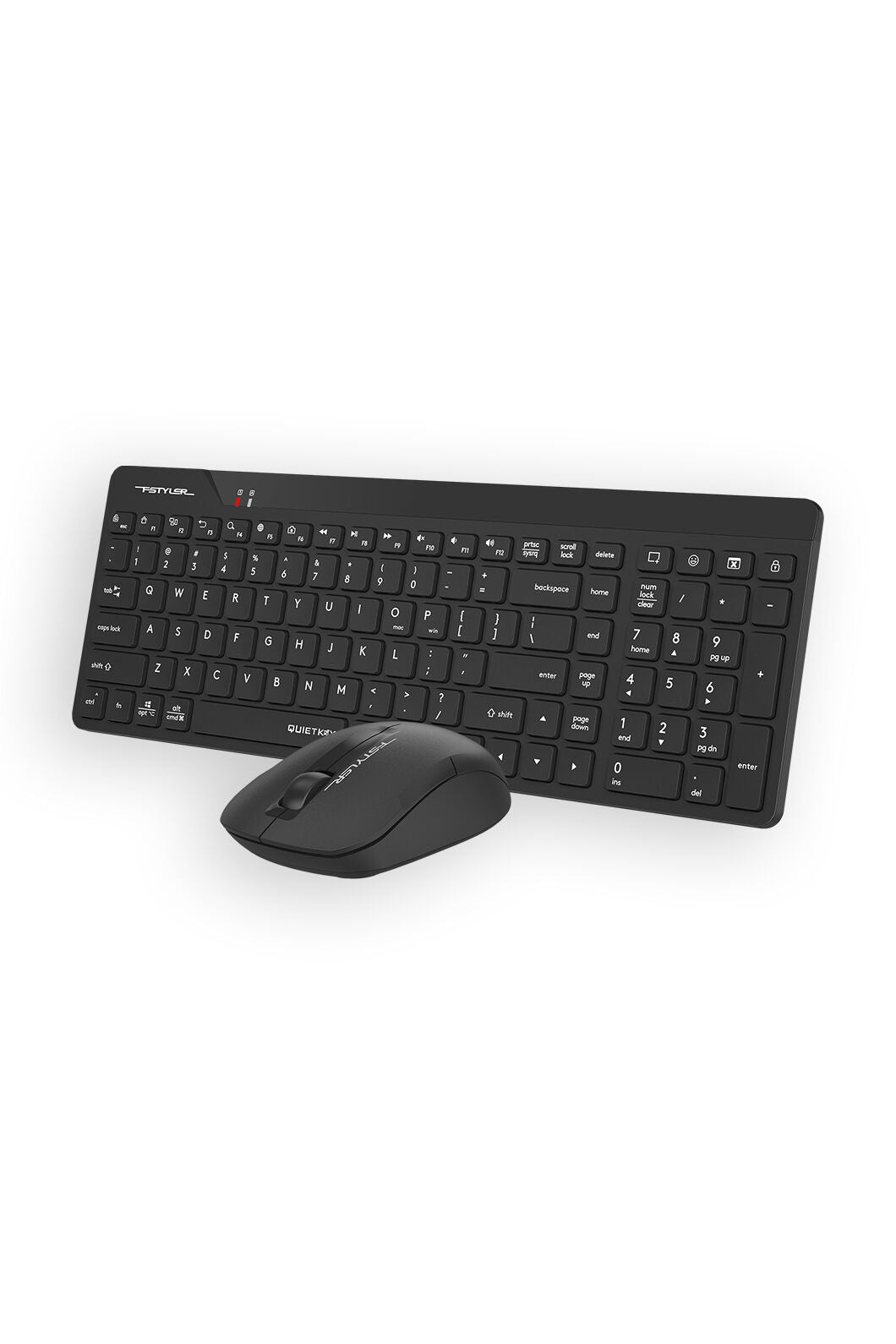 A4Tech - FG2300 Air2 Silent Wless Combo-Black - black