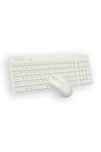A4Tech - A4Tech FG2300 Air2 Beige QuietKey Wireless Keyboard & Air Mouse Combo - beige