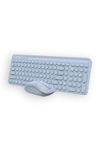 A4Tech - A4Tech FG3300 Air2 Blue QuietKey Wireless Keyboard & Air Mouse Combo - blue