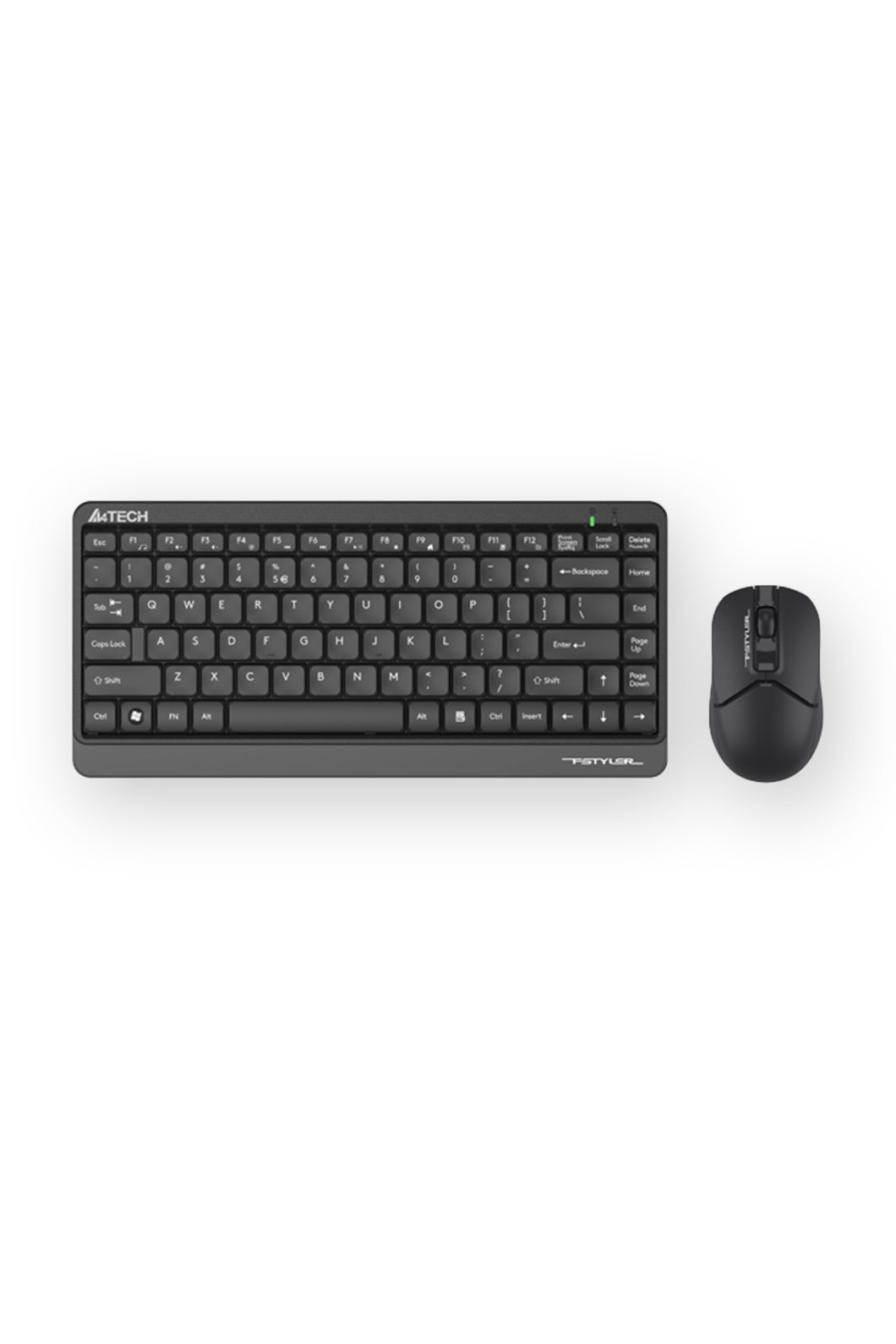 A4Tech - A4Tech FG1112S Black Compact 2.4G Wireless Keyboard & Mouse Combo - black