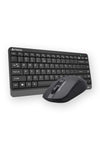 A4Tech - A4Tech FG1112S Black Compact 2.4G Wireless Keyboard & Mouse Combo - black