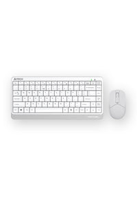 A4Tech - A4Tech FG1112S White Compact 2.4G Wireless Keyboard & Mouse Combo - white