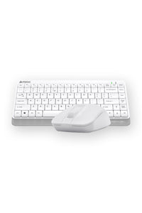 A4Tech - A4Tech FG1112S White Compact 2.4G Wireless Keyboard & Mouse Combo - white