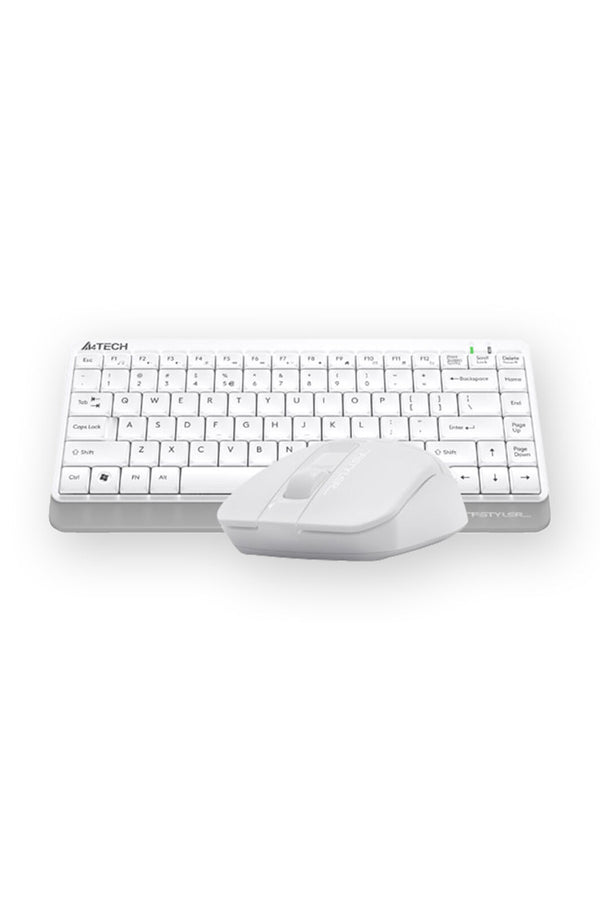 A4Tech - A4Tech FG1112S White Compact 2.4G Wireless Keyboard & Mouse Combo - white