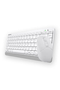 A4Tech - A4Tech FG1112S White Compact 2.4G Wireless Keyboard & Mouse Combo - white