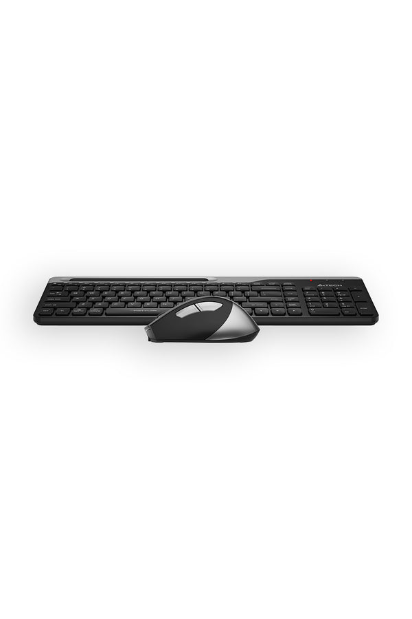 A4Tech - A4Tech FB2535C Grey Dual-Mode Wireless Keyboard & Rechargeable Mouse Combo - grey