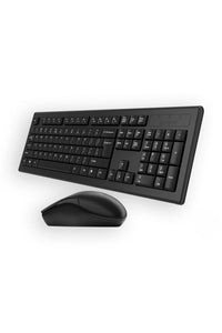 A4Tech - A4Tech 3000NS Black Energy-Saving Wireless Keyboard & Mouse - black