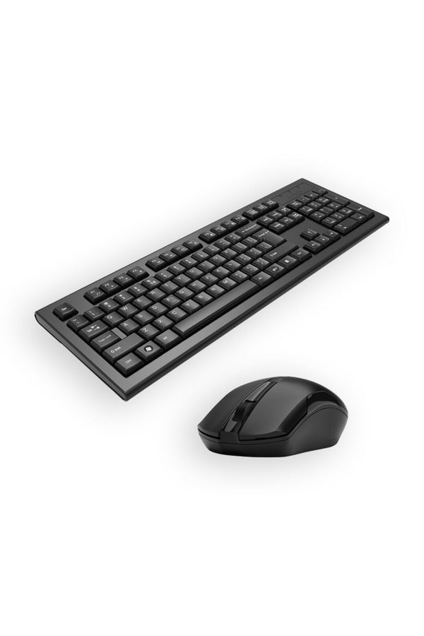 A4Tech - A4Tech 3000NS Black Energy-Saving Wireless Keyboard & Mouse - black