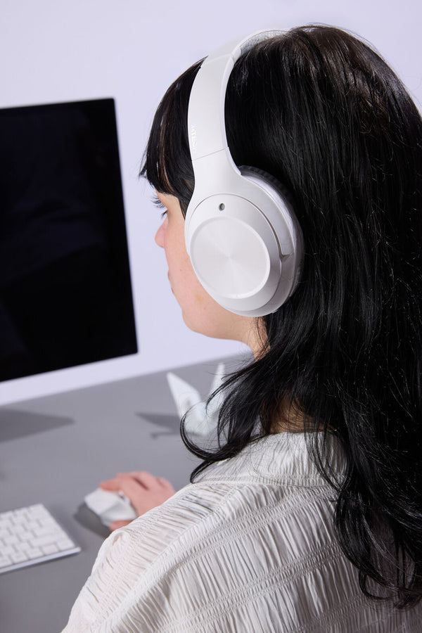A4Tech - A4Tech BH200 White Dual-Mode Wireless Headphones - white