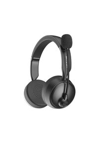 A4Tech - A4Tech BH235 Black Over-Ear Wireless Noise-Cancelling Bluetooth Headset - black