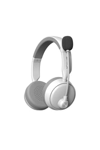 A4Tech - A4Tech BH235 White Over-Ear Wireless Noise-Cancelling Bluetooth Headset - white