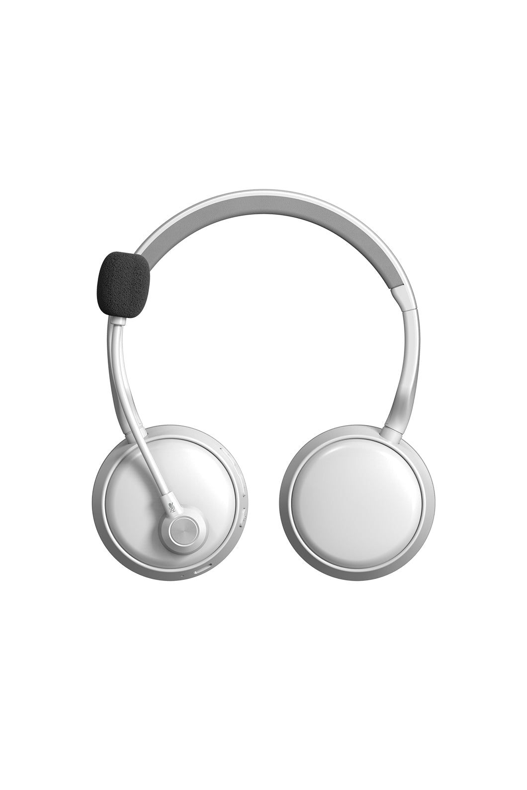 A4Tech - A4Tech BH235 White Over-Ear Wireless Noise-Cancelling Bluetooth Headset - white