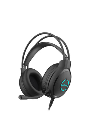 A4Tech - A4Tech FH300U Black Over-Ear USB RGB Gaming Headset - black