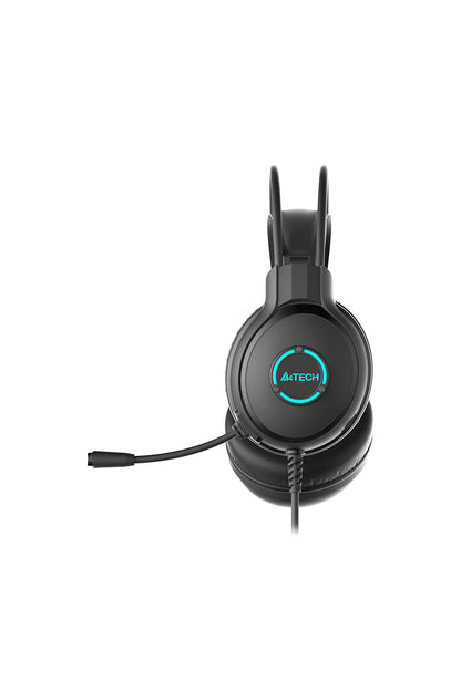 A4Tech - FH300U Neon Illum. Headset - black