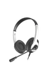 A4Tech - A4Tech FH100U Panda On-Ear USB Stereo Wired Headset - panda