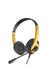 A4Tech - A4Tech FH100U Bumblebee On-Ear USB Stereo Wired Headset - bumblebee