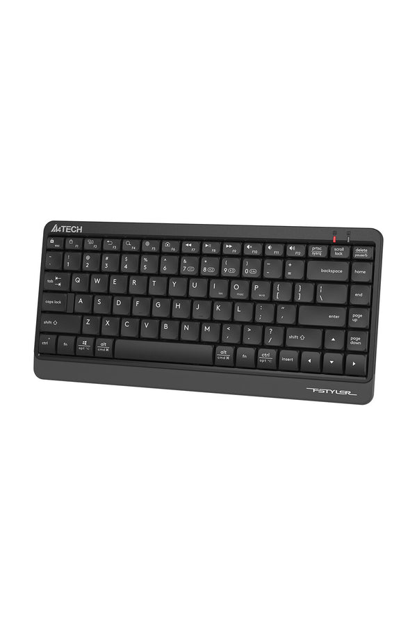 A4Tech - A4Tech FBK11 Grey Compact Dual-Mode Wireless Keyboard - grey
