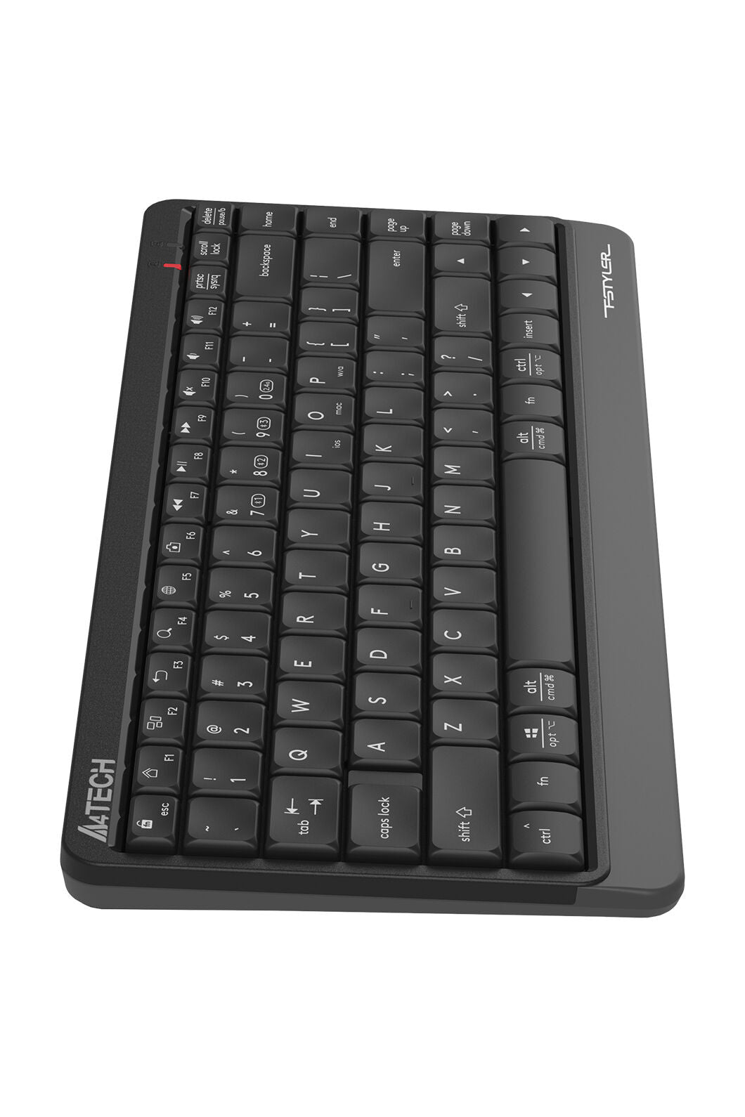 A4Tech - A4Tech FBK11 Grey Compact Dual-Mode Wireless Keyboard - grey
